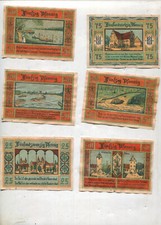 Pieniądze awaryjne: Aken/Elbe Saksonia-Anhalt 6 sztuk (597)