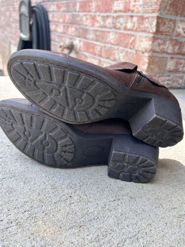 BOC Women’s Slip On Comfort Clogs Shoes Size 8.5 Brown/embossed Cate19 - Picture 3 of 13