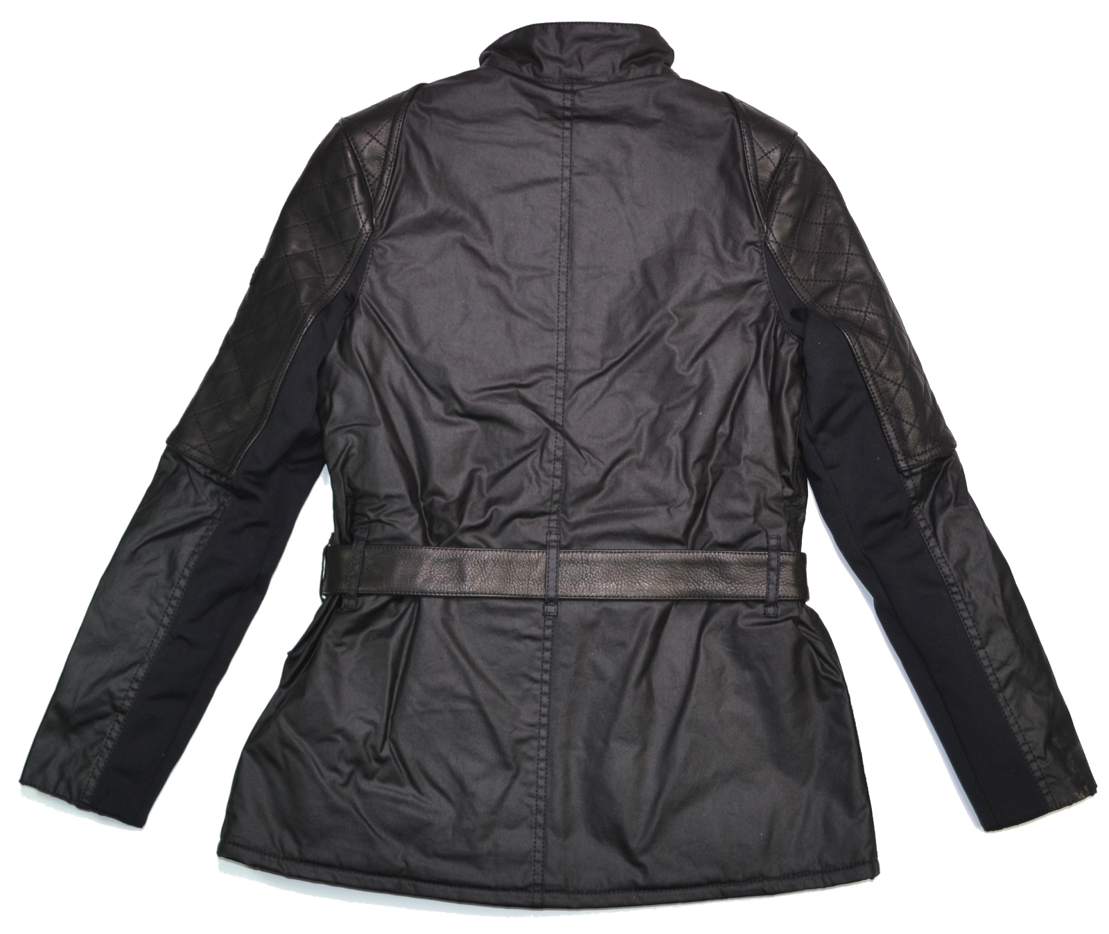 BARBOUR INTERNATIONAL Ladies' Outrider Waxed Cotton & Leather Jacket eBay