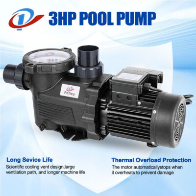 3HP Energy Efficient Pool Pump Inground Above Ground Swimming Pool Pump