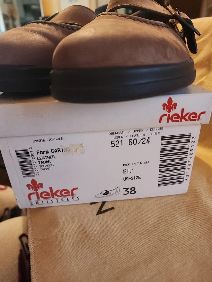💥Rieker Mary Jane💥Antistress💥Novo na caixa💥 Tamanho 38 - Imagem 2 de 3