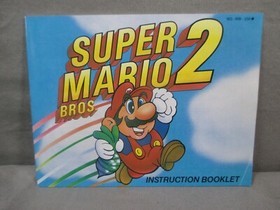 Nintendo SUPER MARIO BROS. 2 w/ Box NICE SHAPE 1988 Oval Seal NES