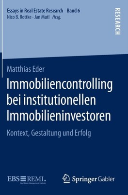 Eder - Immobiliencontrolling bei institutionellen Immobilieninvestoren - T555z