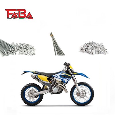 Kit Speichen + Nippel Original HUSABERG 300 TE (11-14) Hinterrad 18'