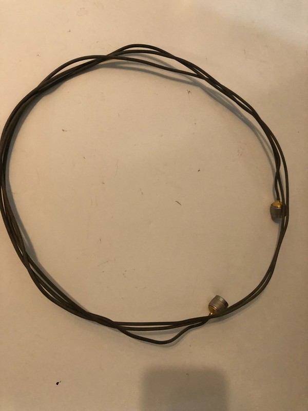10 foot N male to N male semi rigid copper coax