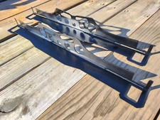 Black Wheel Alignment Tool Toe Plates Accurate Measurements For Any Lug Pattern