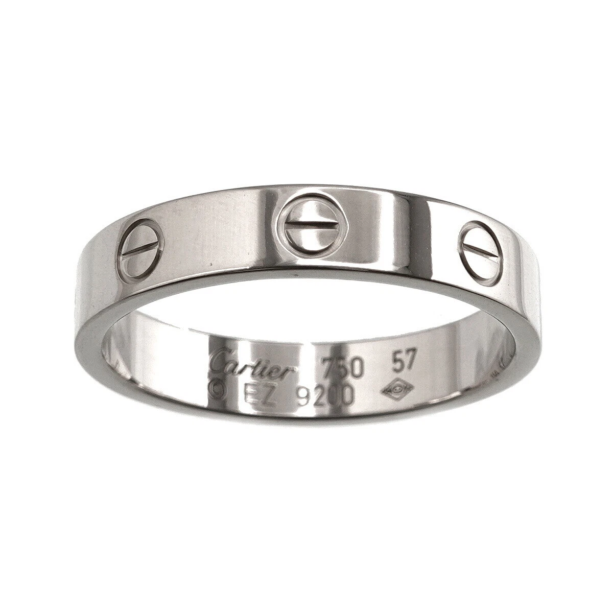 Cartier 750 love best sale ring