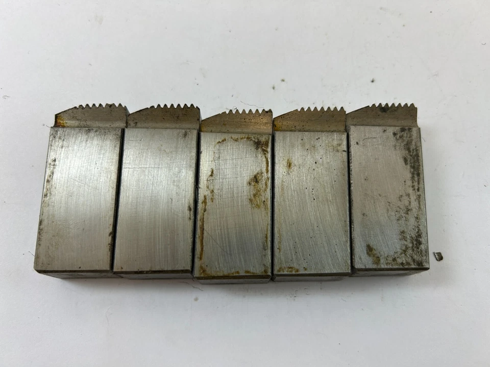 3-1/2" BSP Pipe - Oster 44 Dies - Set of 5 - British Made - Threading Diehead - Image 3 of 4