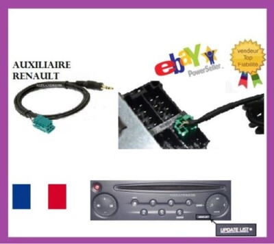 Cavo AUX MP3 Per Autoradio Renault - Mini-ISO 6 Pin Con Chiavi Di Estrazione - Compatibile Con Clio, Megane, Scenic - Foto 9