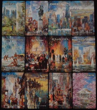 Delta Air Lines swap single playing cards complete 3rd city series