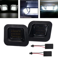 2X Smoke LED License Plate Light Rear Tag Lamp For Dodge for Ram 1500 2500 03-18