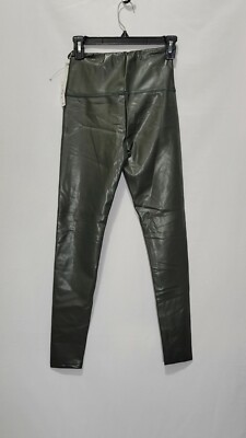 New Nordstrom Olive Green Faux Leather Leggings by La Classe