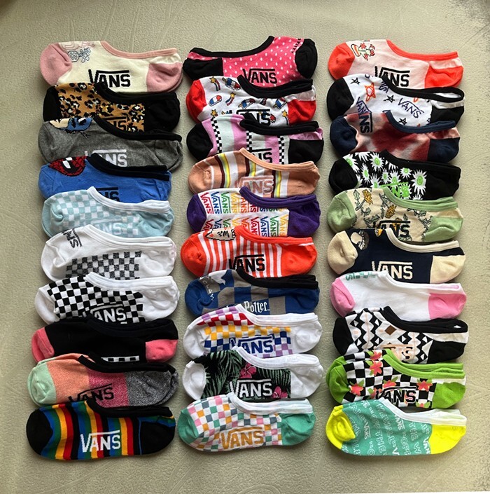 8 Pairs Random Color Size 6-8