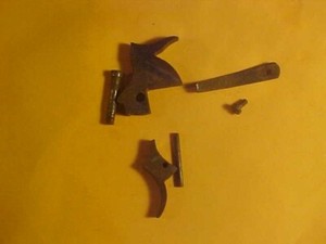 J M  Smith 12 ga  single hammer & trigger & spring & pin and screws