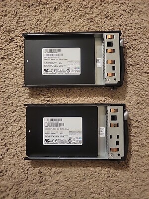 Lot of 2 Samsung MZ-7KM4800 480GB Internal 6Gbps 2.5 inch SSD HD Hard Drives