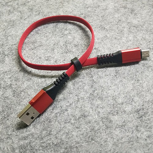 30cm Short Cable USB Type C Fast Charger Adapter Cable For iPhone/Type C/Micro - Photo 6 sur 21