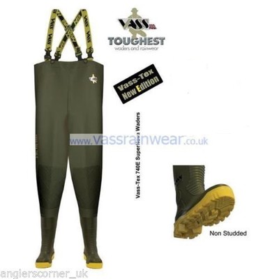 Vass-Tex Super Nova 740e Chest Waders / All Sizes [Non-Studded]
