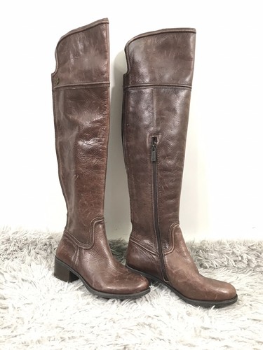 VINCE CAMUTO BALDWIN brown leather over 