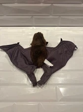 Vintage Soundprints plush Bat