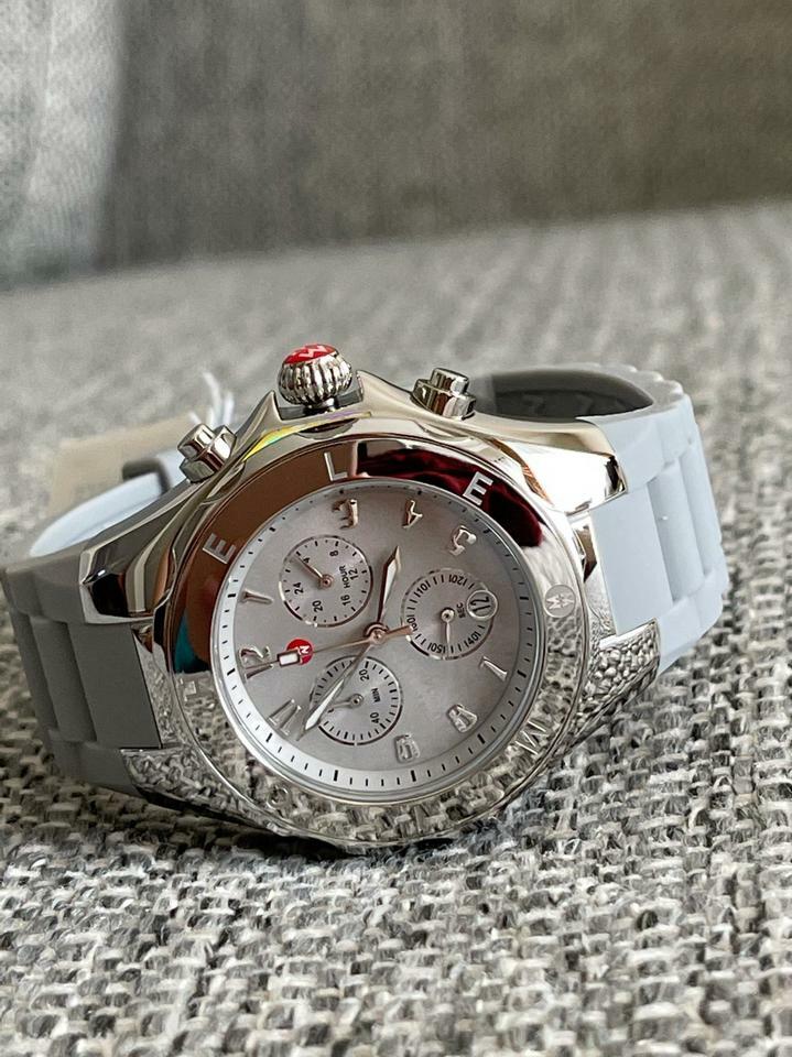 Michele Jellybean watch with silicone gray band NWT. 38mm. Michele Jellybean Watch | Mercari main image 2