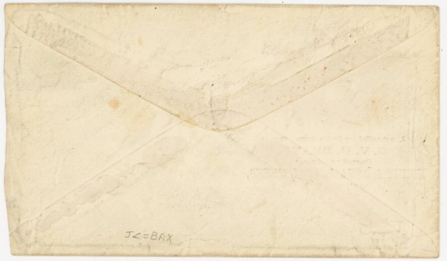 Fruit & Trees Advertising Cover 1870s, Waupun Wisconsin - Lamartine Wis. DPO - Image 2 of 2