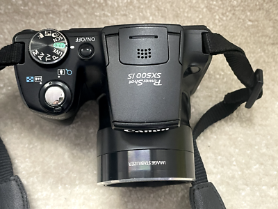 Canon PowerShot SX500 IS 16.0MP Digital Camera - Black | eBay
