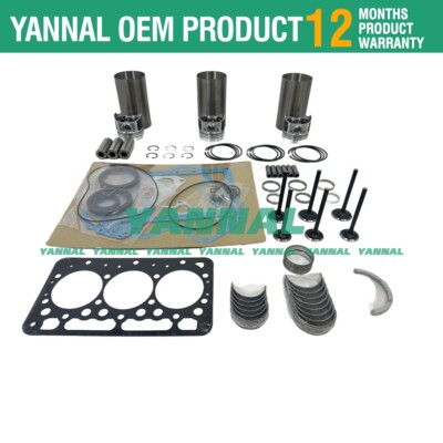 New 3D67E 3D67E-1A Overhaul Rebuild Kit For Komatsu Excavator PC18