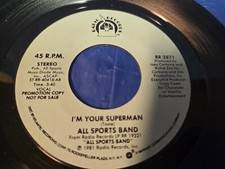 All Sports Band   I'm Your Superman - 7" VINYL 45 RPM