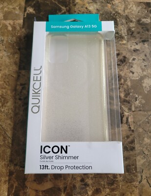 Samsung Galaxy A13 5G Phone Case IconPlus Galaxy Silver Shimmer 13 ft.  Nwt
