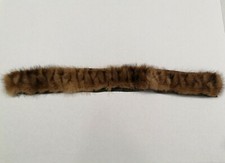 Collo Vera Pelliccia di Visone Incrociato, Pezzo per cucito, Nuovo