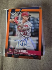 2021 Topps Big League Orange Border Tyler O'Neill Autograph #'d 99/99 CORNER WEA