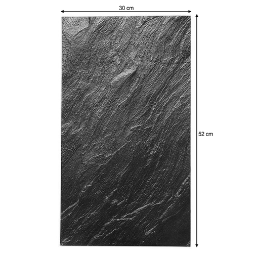 Set 2 Glass Chopping Cutting Board Marble Slate Stove Oven Cover Black Worktop - Picture 6 of 6