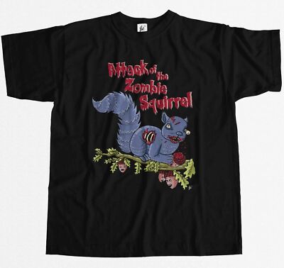 Attack Of The Zombie Squirrel Blood Covered Monster Herren T-Shirt