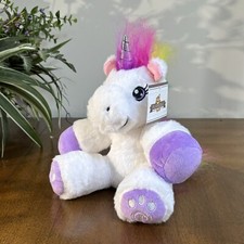 10" Unicorn Plush "Poppy the Unicorn" Rainbow Tail