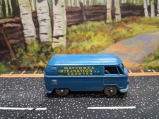 Vintage Lesney Matchbox No. 34a - Volkswagen Van - Blue International Express