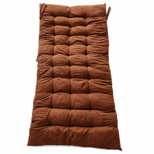 Garden Bench Cushion Seat Pad Outdoor Indoor 120x48cm Brown Waterproof