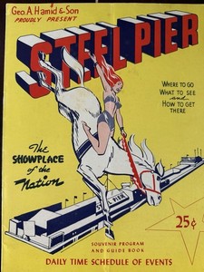 1957 Atlantic City Steel Pier Souvenir Program Guide