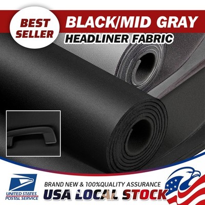 Flat Knit Headliner Fabric with Foam Backing for Car Ceiling Roof Fabric Repair