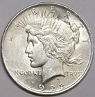 1922-P Peace Dollar - Extra Fine/AU - #2637E