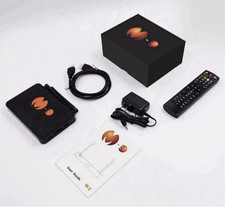 M3 LATEST MODEL 4K Wi-Fi TV Box 16GB Quad Core HDMI Remote Cable Adapter Black