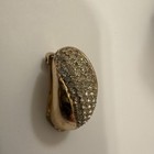 Vintage Christian Dior Signed Golden Clear Rhinestone Pave Clip on Earring (1) — photo 4