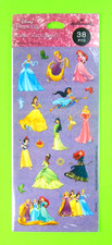 Hallmark Disney Princess Glitter 2 Sheets Sticker Pack