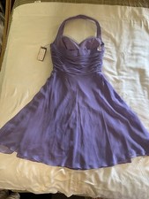 Purple Chiffon Sleeveless semi-formal Size 2