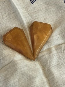 2 |Yellow Aventurine| Healing Pendent, Butterscotch, Geometric