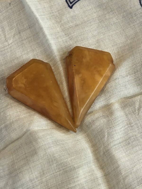 2 |Yellow Aventurine| Healing Pendent, Butterscotch, Geometric