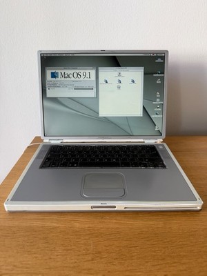 Apple PowerBook G4 Titanium (TiBook)  400 MHz, 120 GB, Funktioniert