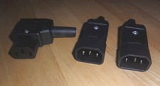 IEC plug/socket x 3, Martin Kaiser, never used, bargain!