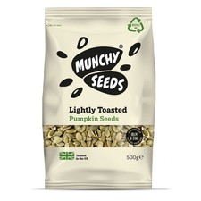 Munchy Seeds Lightly Toasted Pumpkin Seeds 500g 19.78 per kilo