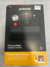 Polaroid NOW Instant Camera Everything Box 16x i-Type Color Photos Gen 2 Black