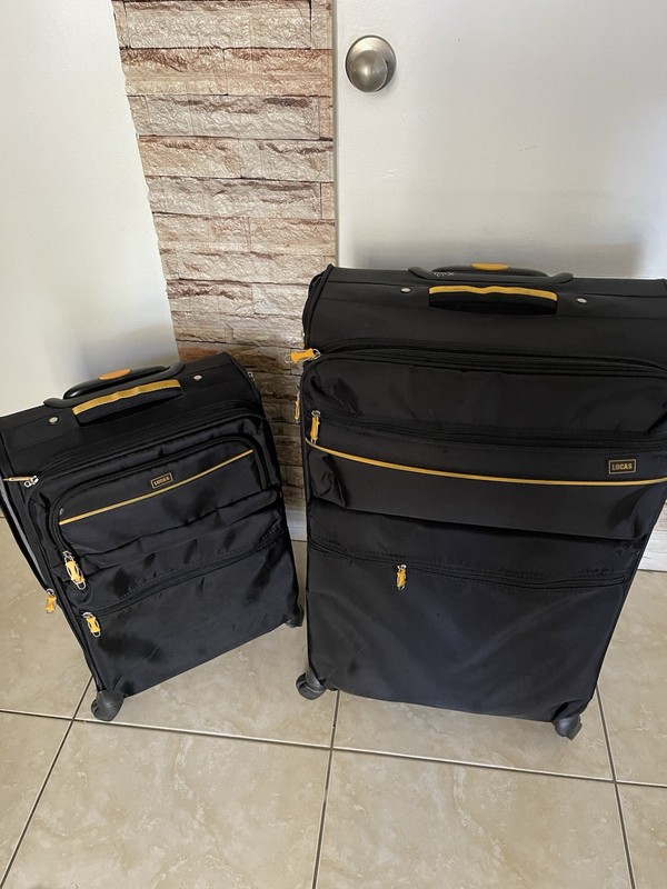 Lucas Designer Ultralight Softside Expandable Luggage Set